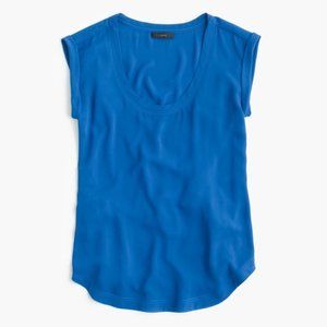 Like New | J.Crew | Polished Scoop Neck | Blue | Sz 4